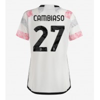 Juventus Andrea Cambiaso #27 Bortedrakt Dame 2023-24 Kortermet